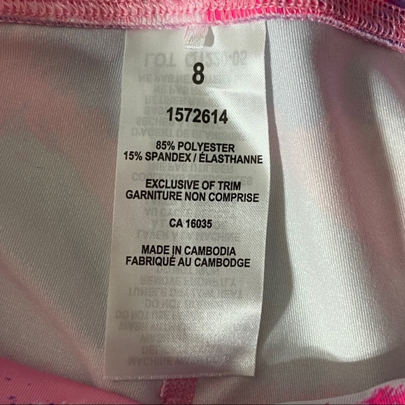 Skechers Sports Yoga Pants Pink Abstract Size 8 - Picture 5 of 7